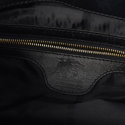 Burberry Calfskin Quilted Satchel Black 10 of 13