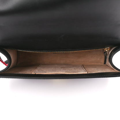 Gucci Calfskin Small Sylvie Shoulder Bag Black 5 of 12