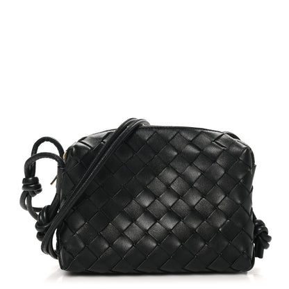 Bottega Veneta Nappa Intrecciato Mini Loop Camera Bag Black 1 of 10