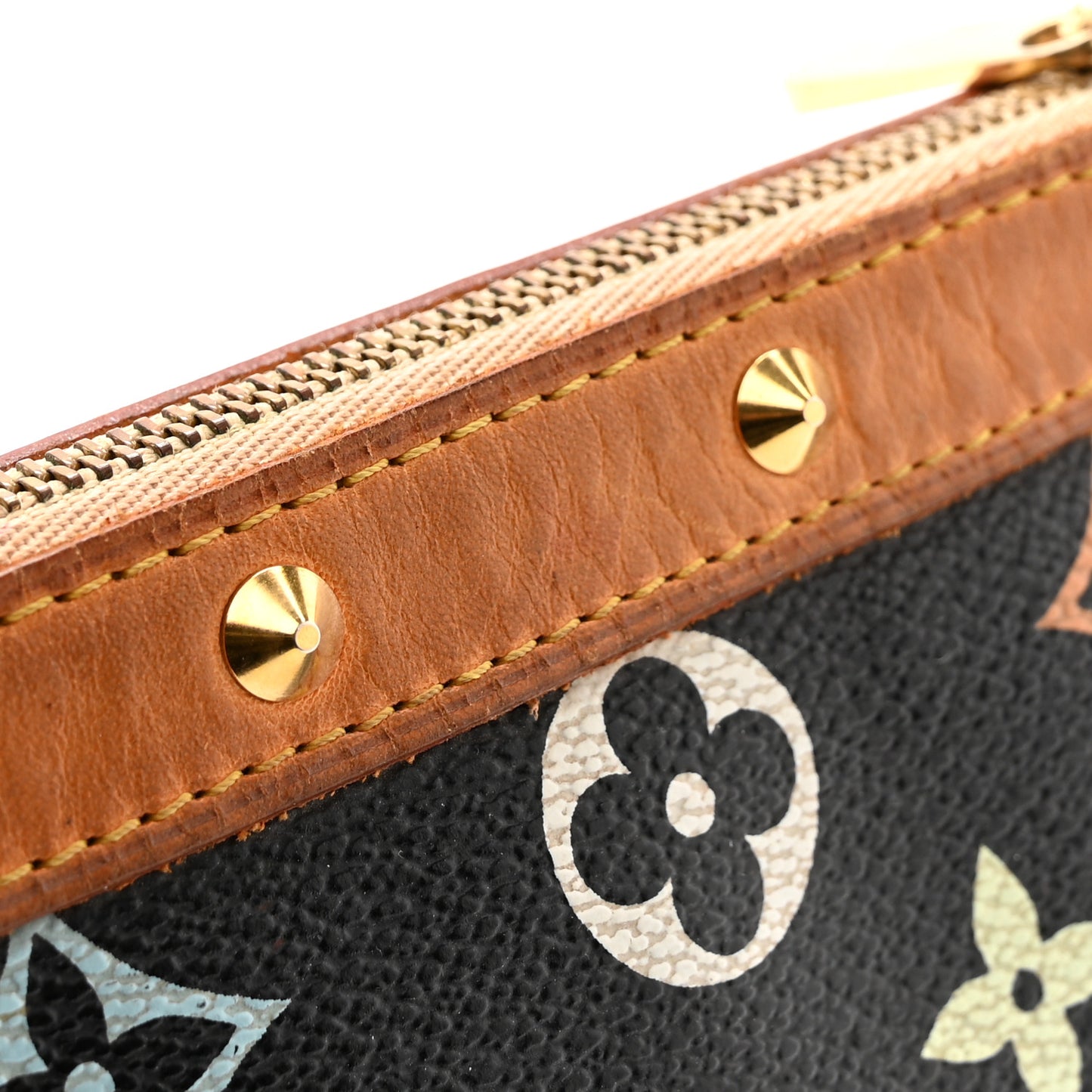 Monogram Multicolor Pochette Accessories Black