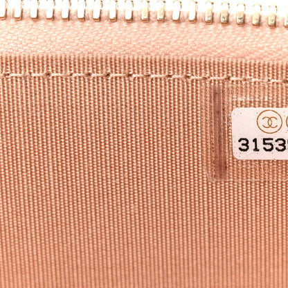 Chanel Lambskin Quilted Small Top Handle Vanity Case With Chain Beige 7 of 10