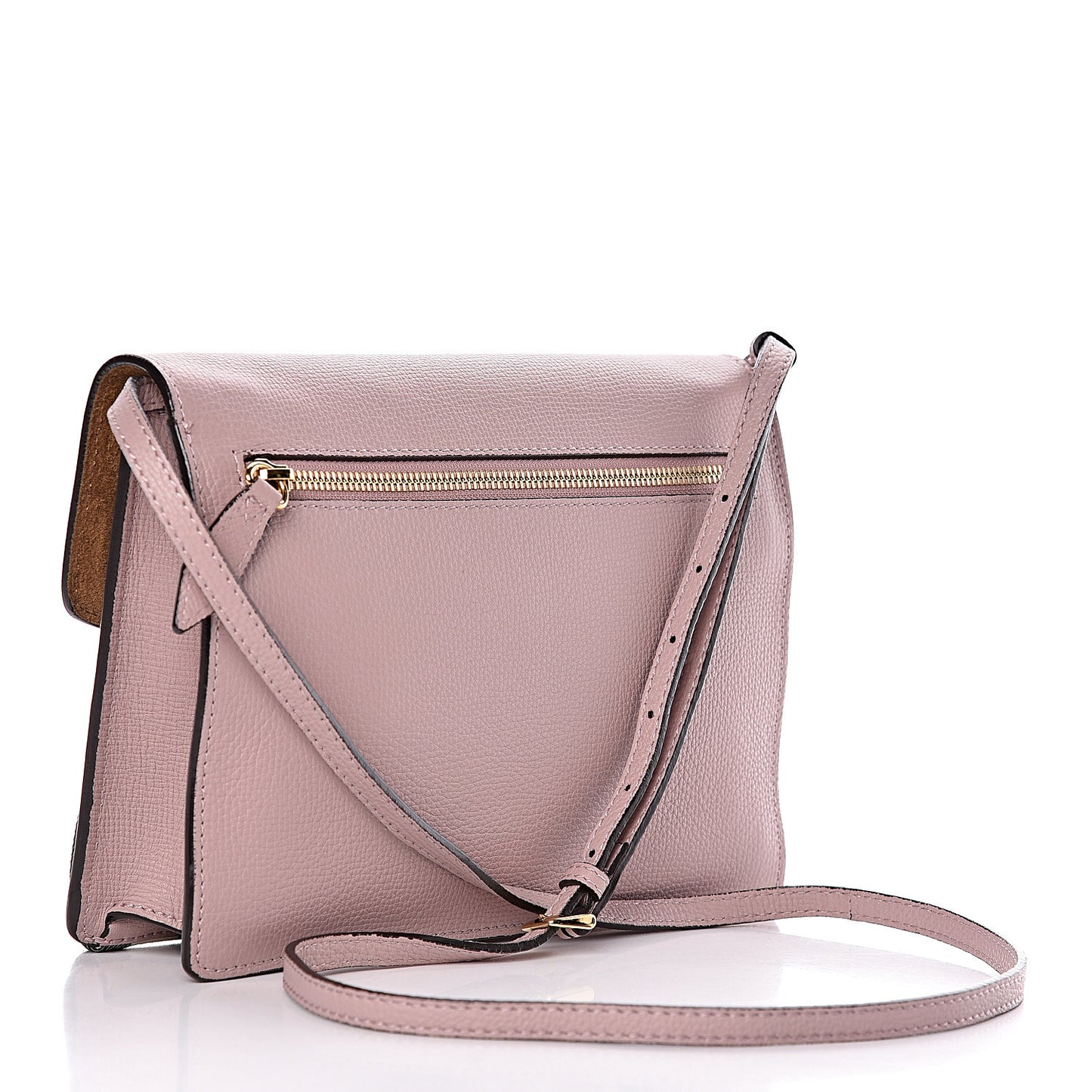 Derby Calfskin House Check Small Macken Crossbody Bag Pale Orchid
