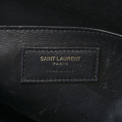 Saint Laurent Shiny Calfskin Large Uptown Tote Burgundy 6 of 13
