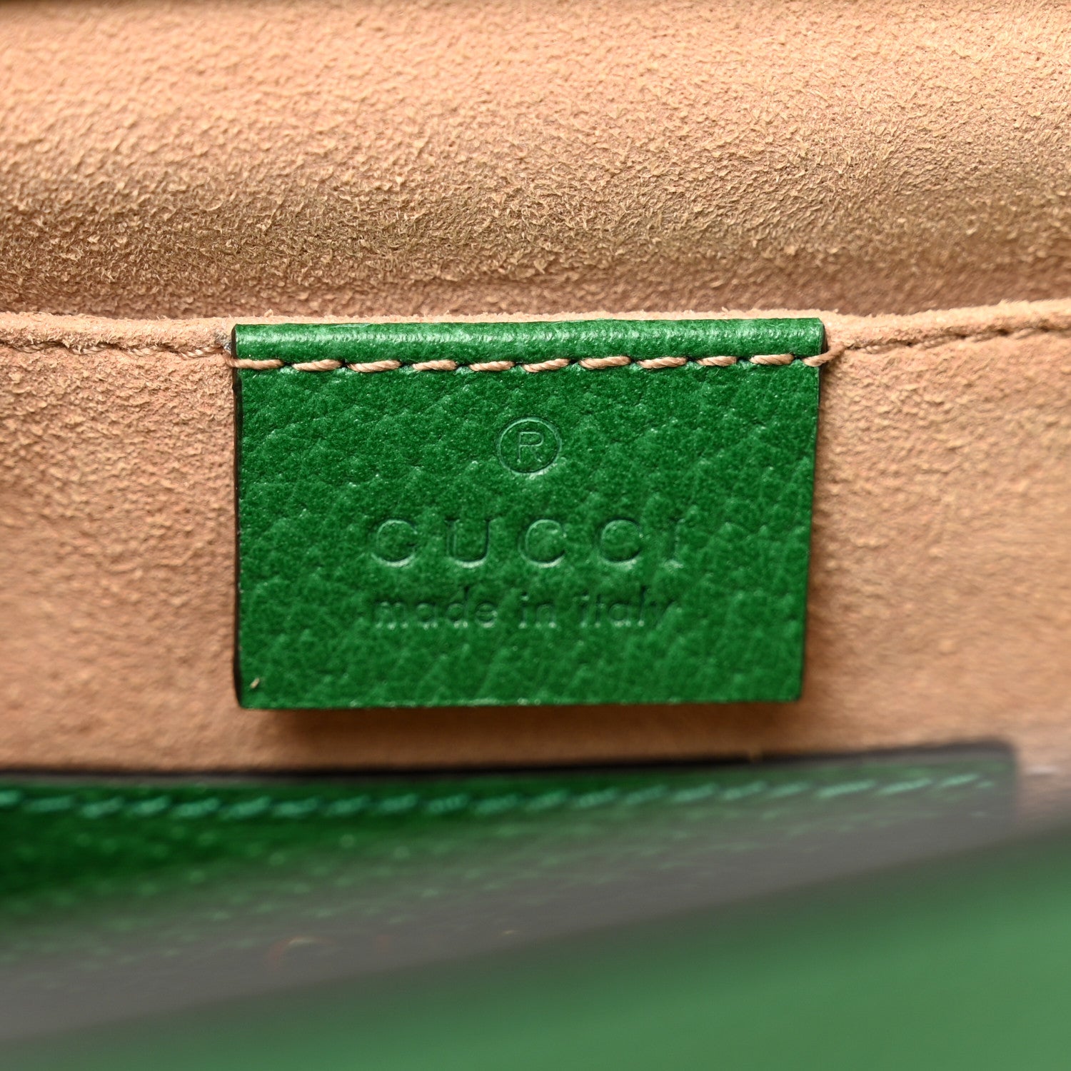 Gucci GG Supreme Monogram Flora Web Small Ophidia Chain Shoulder Bag Green 7 of 9