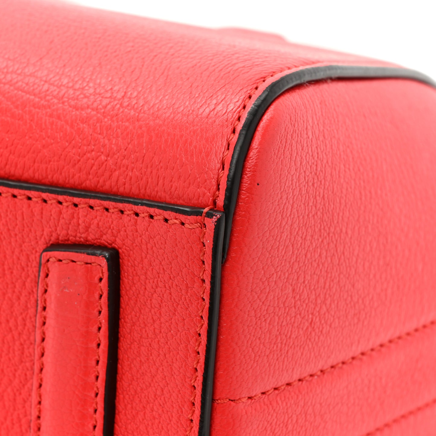 Sugar Goatskin Mini Antigona Medium Red