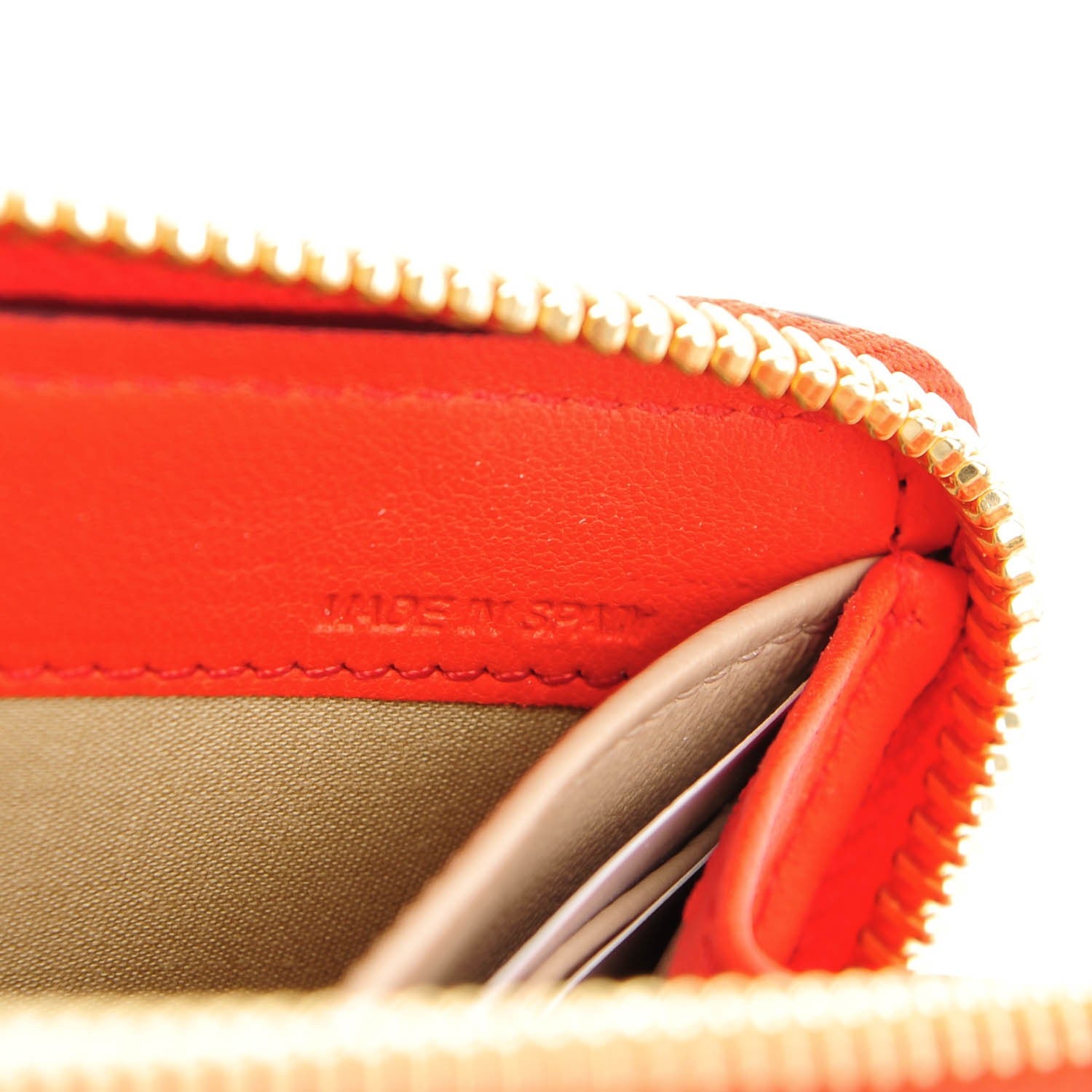 Chloe Calfskin Georgia Flap Wallet Poppy 7 of 9
