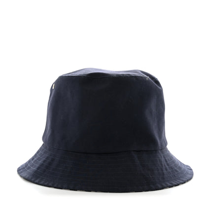 Christian Dior Oblique Reversible Teddy-D Brim Bucket Hat Blue 2 of 8