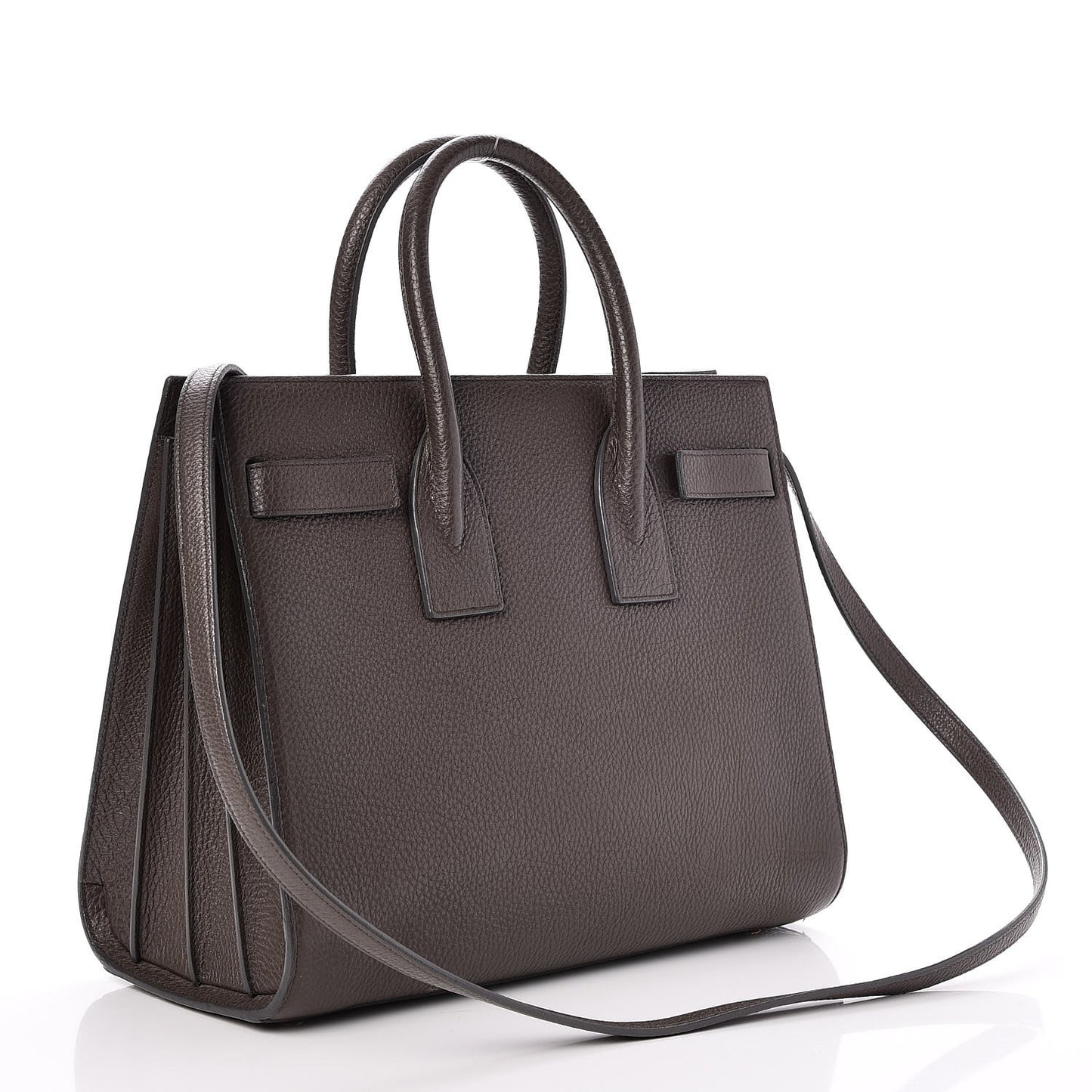 Grained Calfskin Small Sac De Jour Earth