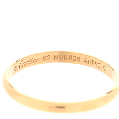Cartier 18K Yellow Gold 2.5mm 1895 Wedding Band Ring 62 10 4 of 5