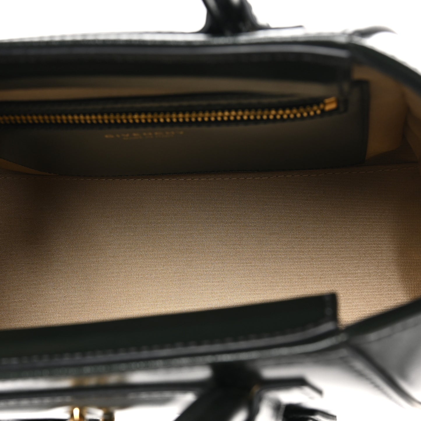 Box Calfskin Mini Lock Antigona Shoulder Bag Green Forest