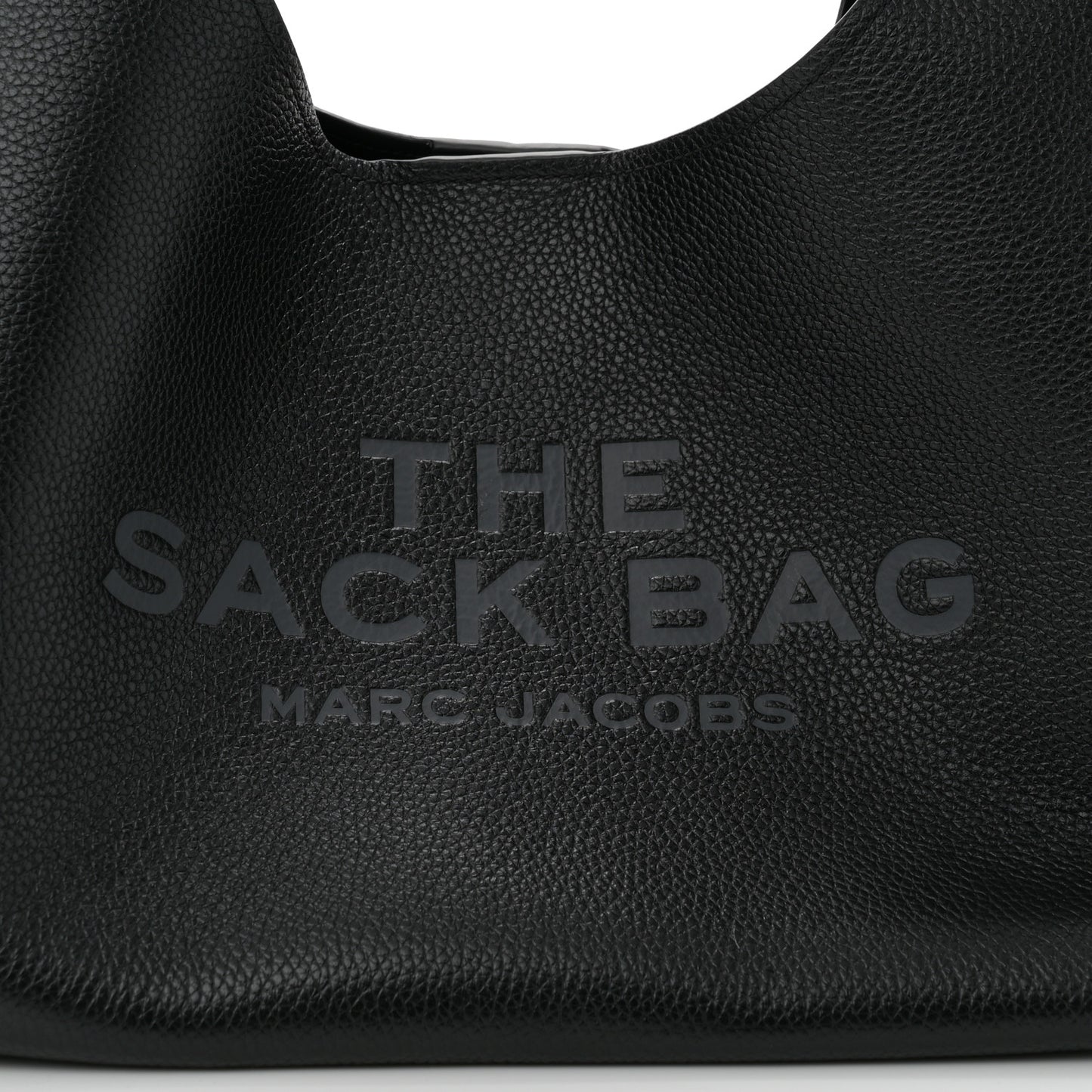 Grained Calfskin Medium The Sack Bag Black