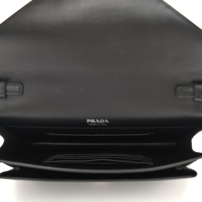 Prada Saffiano City Calf Mini Envelope Bag Black 4 of 9