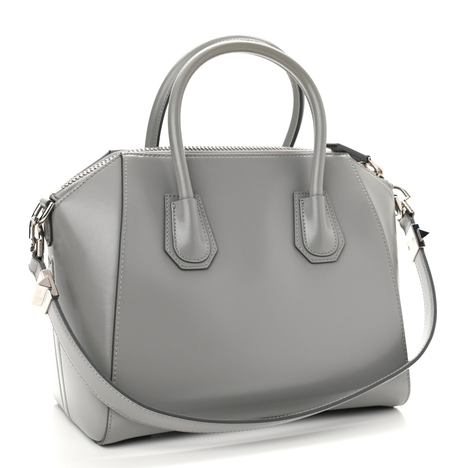 Givenchy Shiny Lord Calfskin Small Antigona Pearl Grey 3 of 12