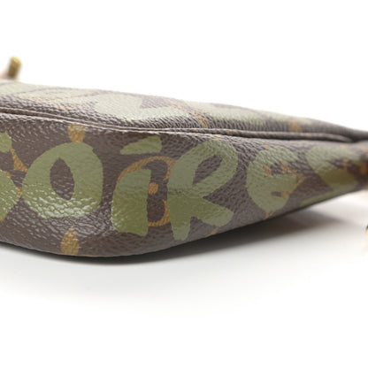 Louis Vuitton Monogram Graffiti Pochette Accessories Kaki 11 of 12