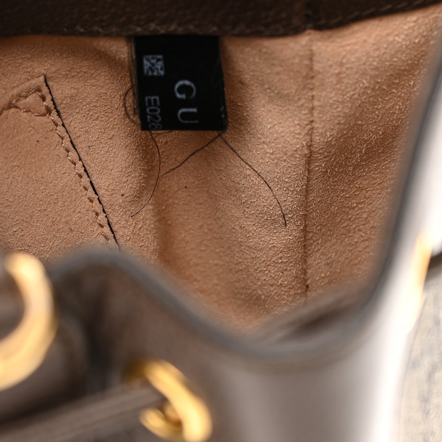 Gucci GG Supreme Monogram Web Small Ophidia Bucket Bag Brown 12 of 16