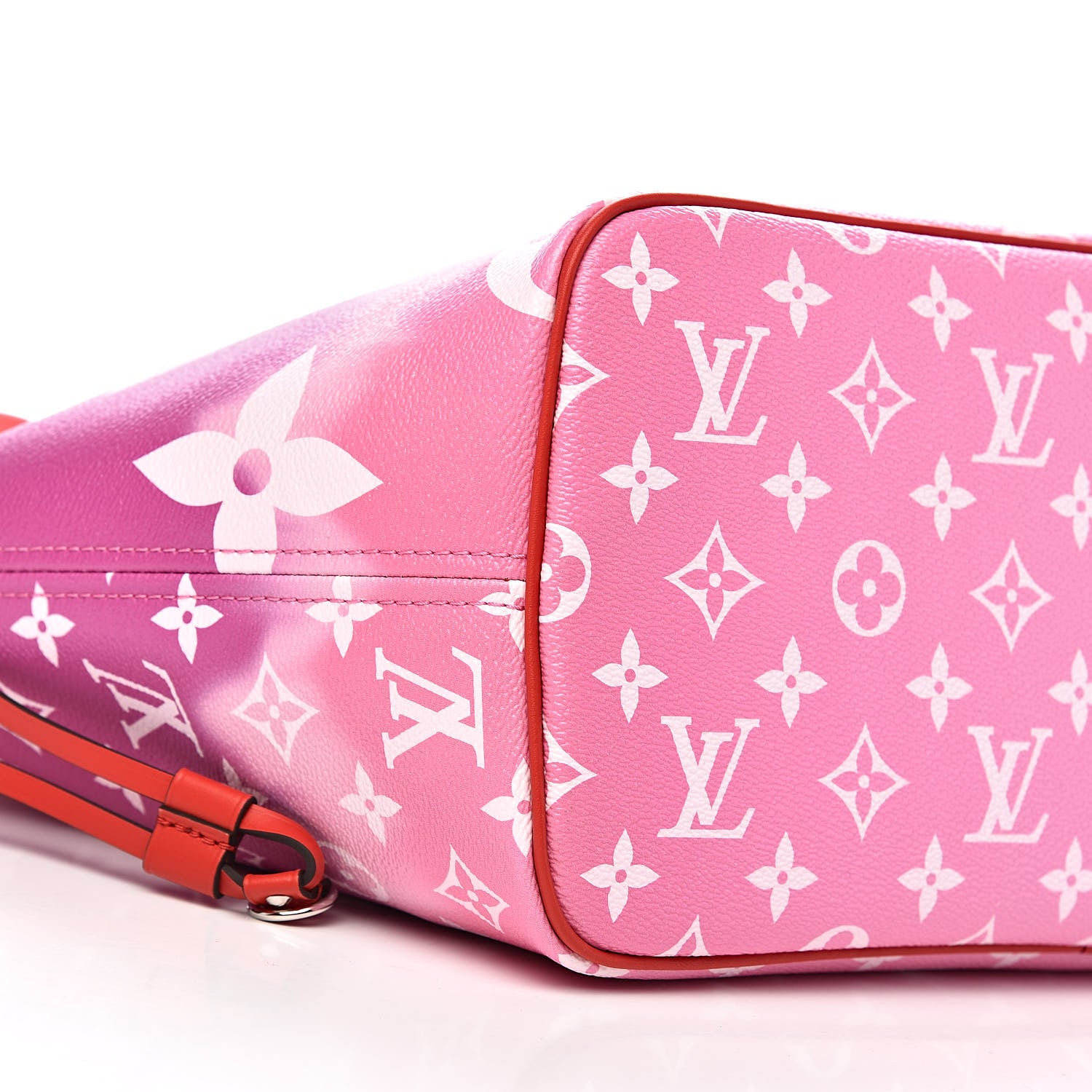 Louis Vuitton Monogram Escale Neverfull MM Rouge 9 of 12