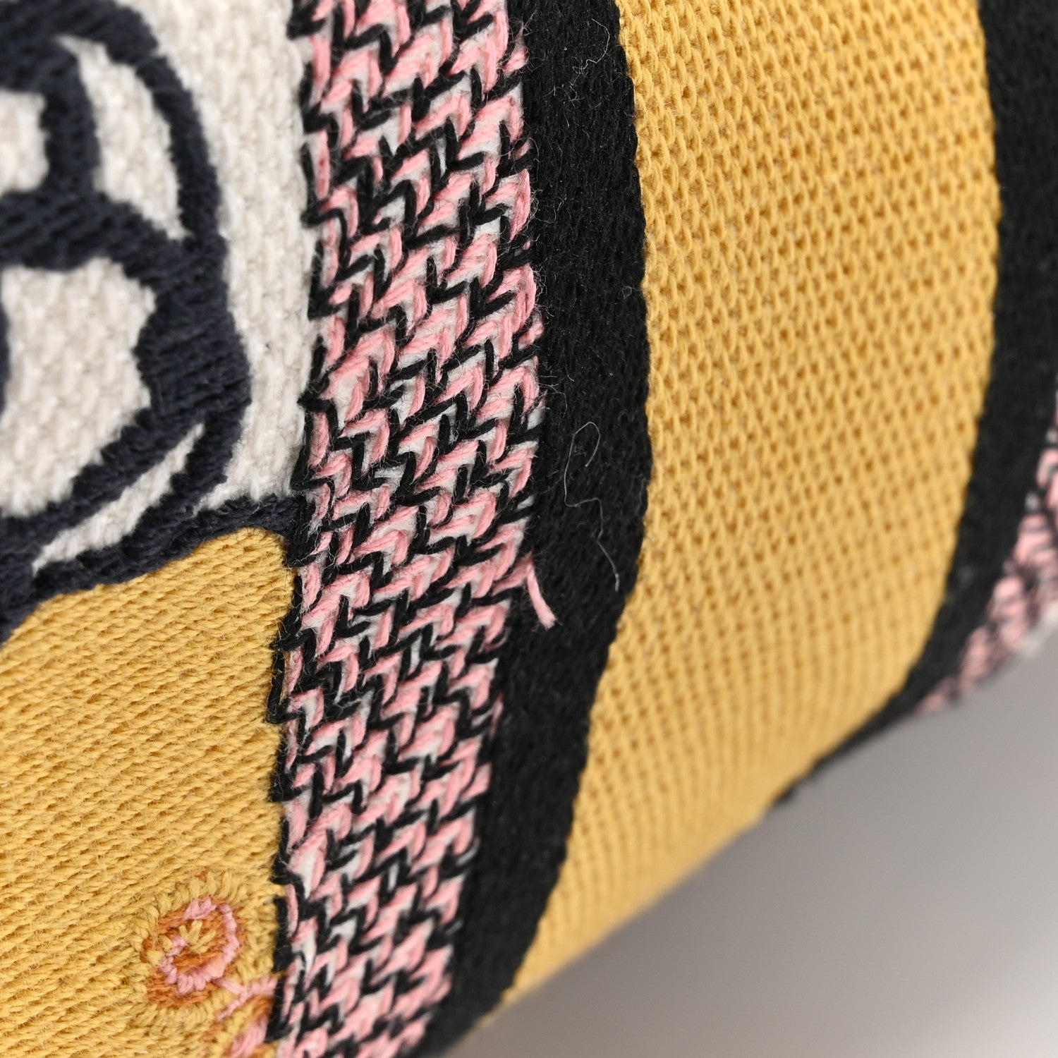 Christian Dior Canvas Embroidered Ciel De Reve Medium Lady D-Lite Latte Multicolor 13 of 13