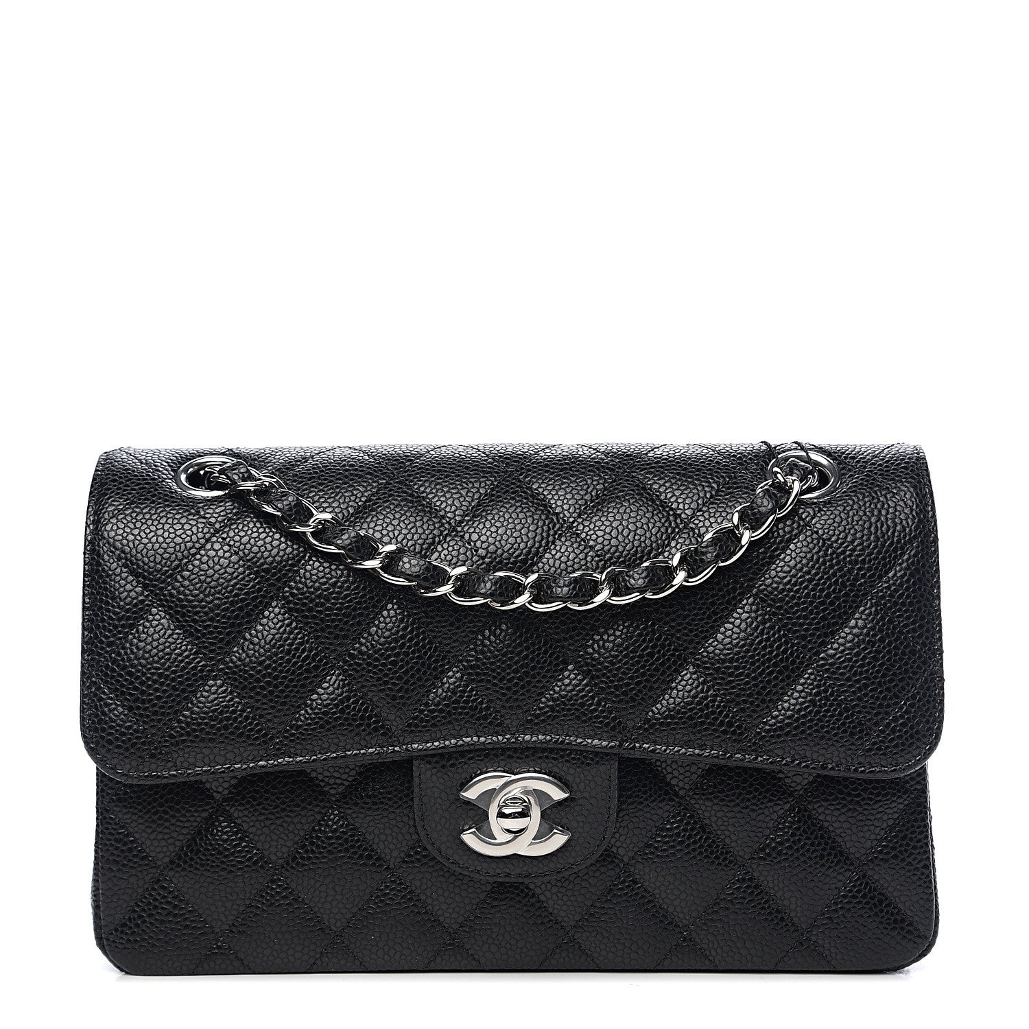 Chanel Caviar Quilted Small Double Flap Black 1 of 10