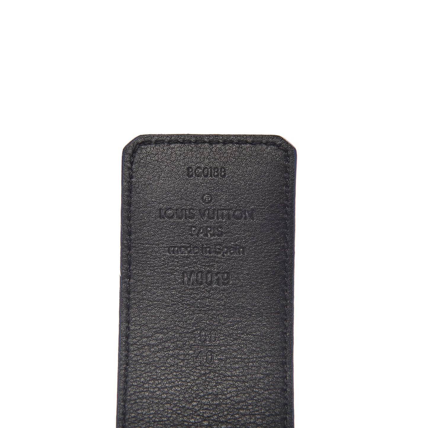 Damier Graphite Calfskin 40mm LV Initiales Reversible Belt 100 40 Black