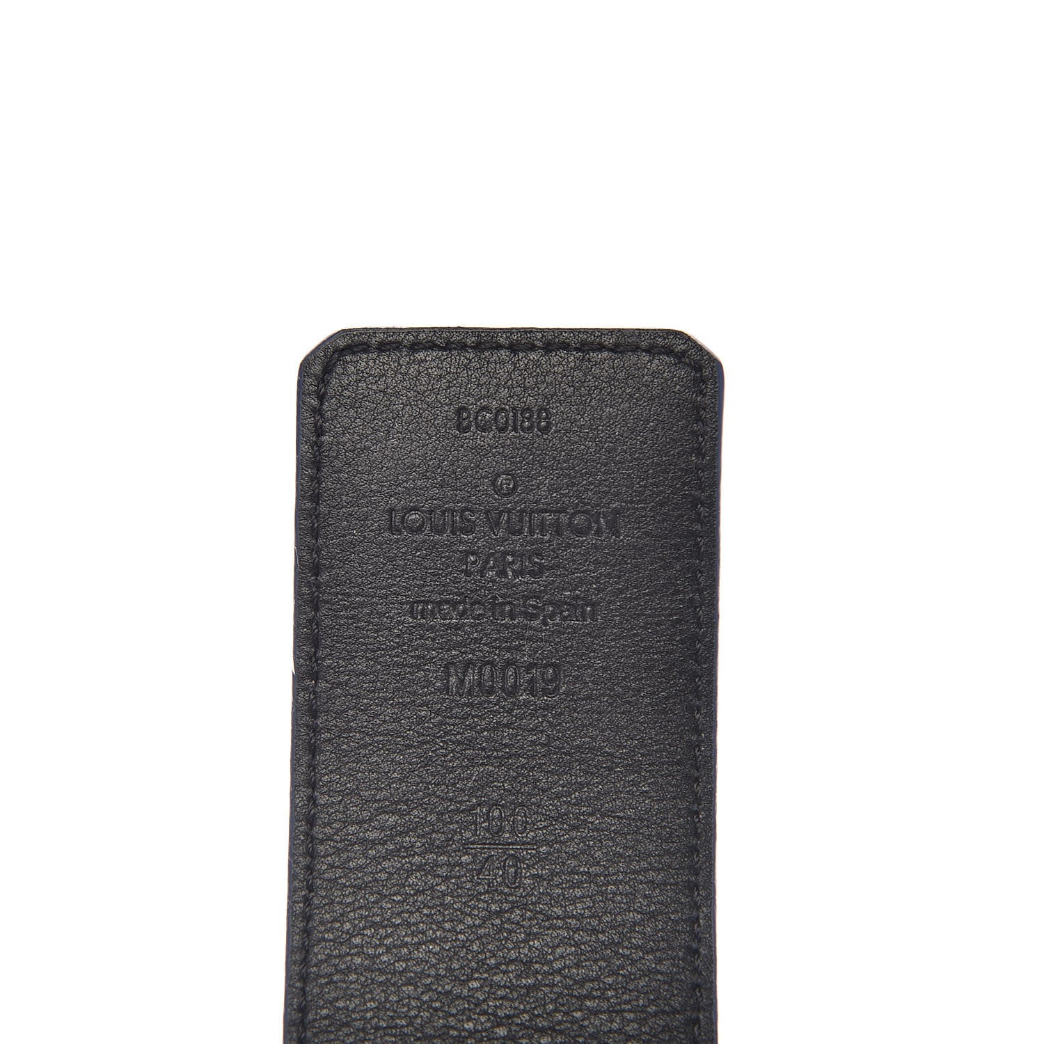 Louis Vuitton Damier Graphite Calfskin 40mm LV Initiales Reversible Belt 100 40 Black 4 of 6