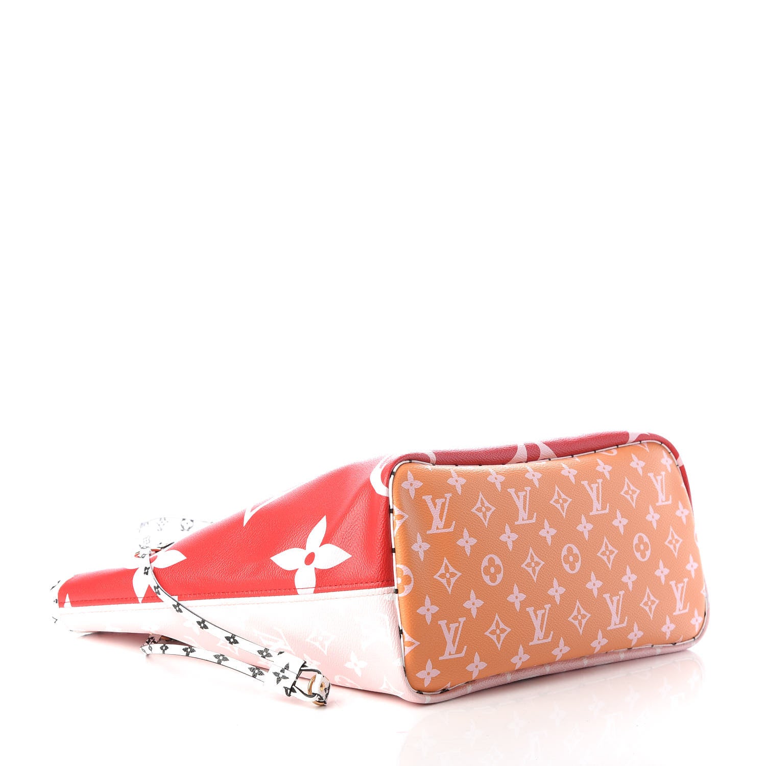 Louis Vuitton Monogram Giant Neverfull MM Rouge 4 of 9