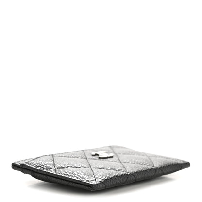 Chanel Caviar Quilted Card Holder Black 4 of 11
