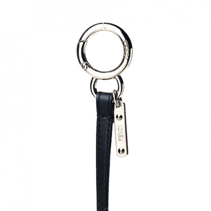 Fendi Fox Mink Goat Fur Nappa Karlito Bag Charm Black White Rosa 3 of 3