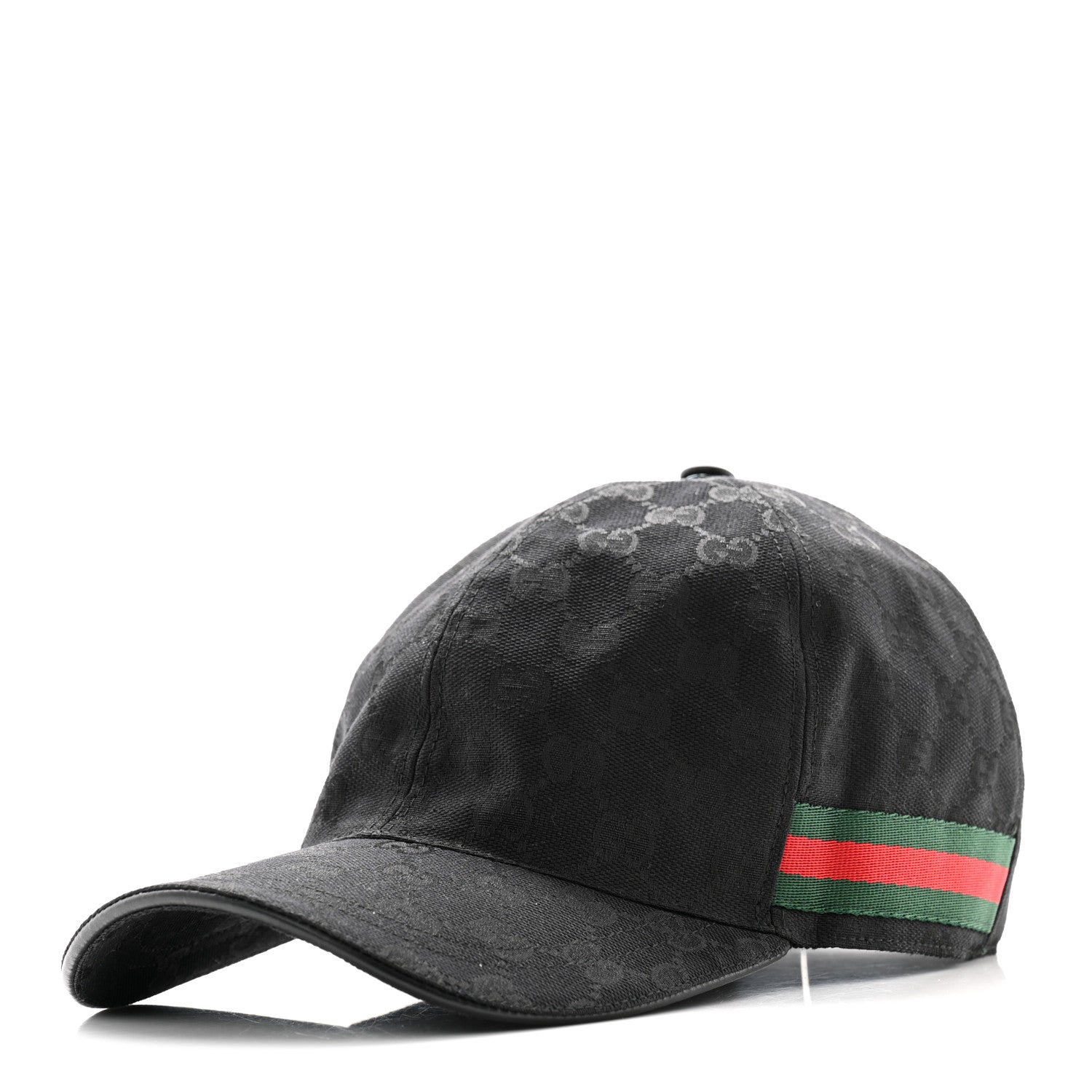 Gucci Monogram Web Baseball Hat M Black 1 of 9