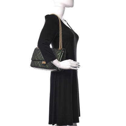 Chanel Metallic Calfskin Quilted 2.55 Reissue 226 Flap Green 2 of 10