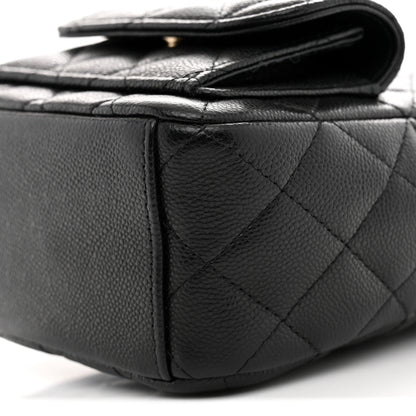 Chanel Caviar Quilted CC Mini Classic Backpack Black 10 of 11