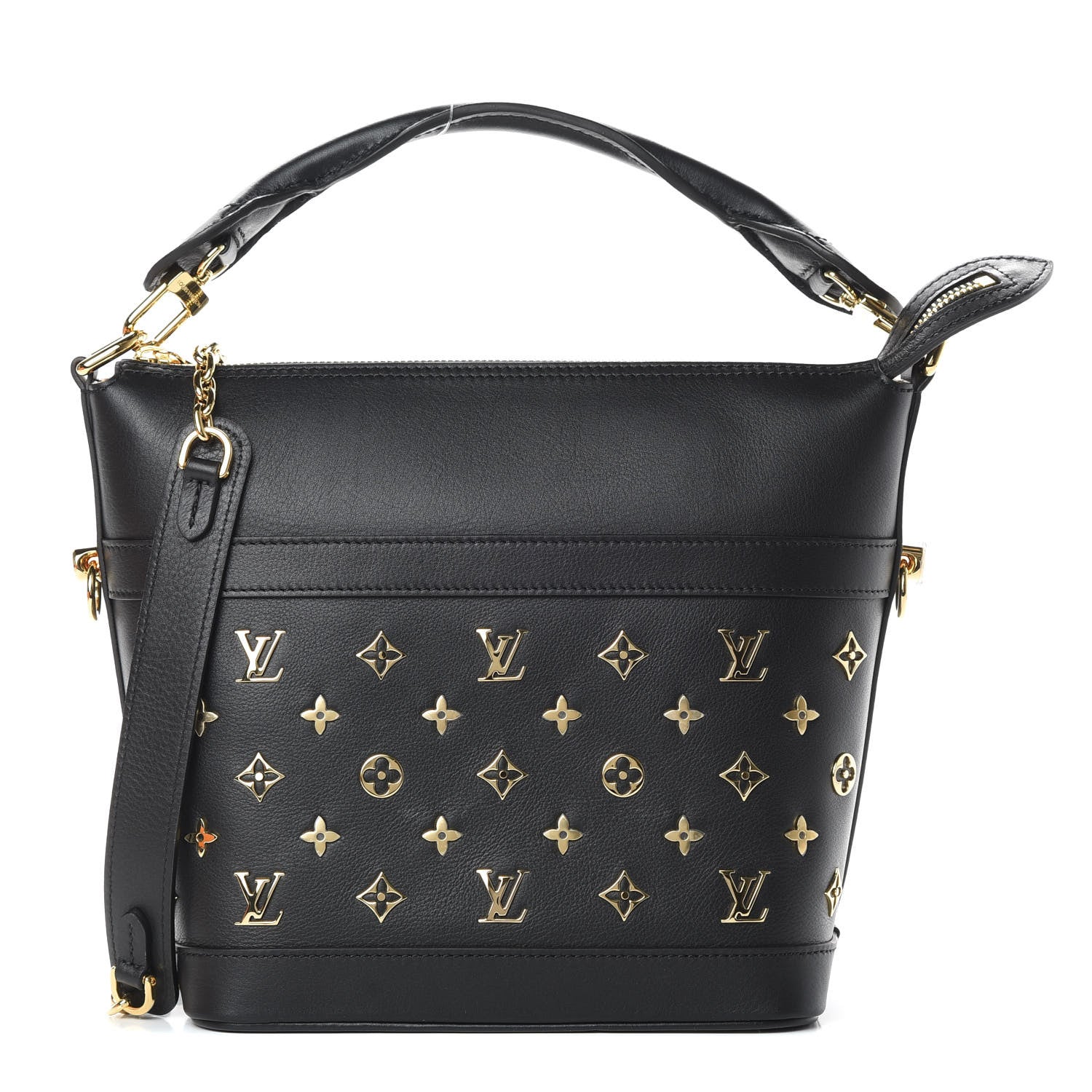 Louis Vuitton Calfskin Monogram Cruiser PM Black 1 of 12