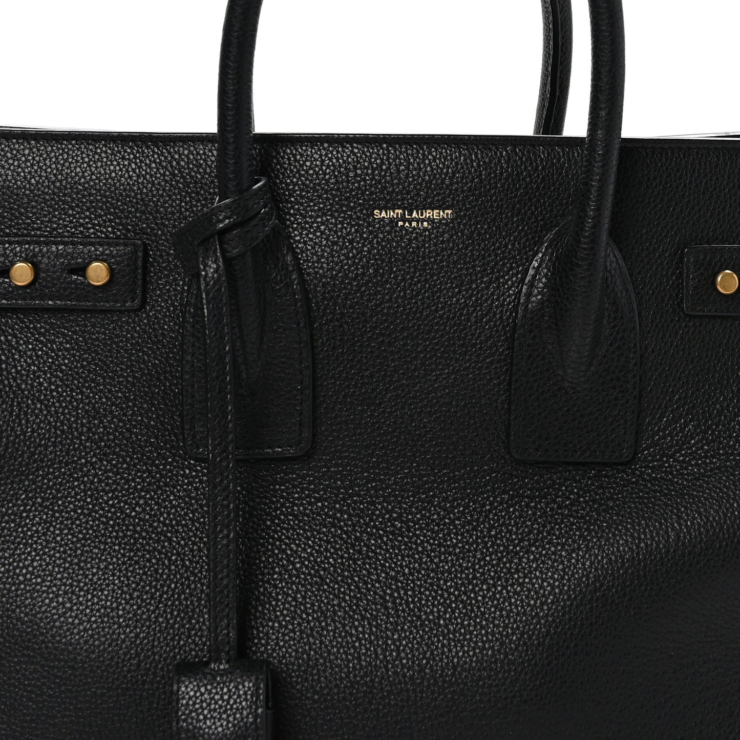 Grained Calfskin Small Supple Sac De Jour Black