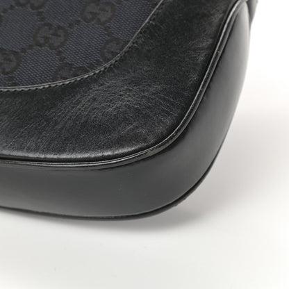 Gucci Monogram Small Jackie O Hobo Black 11 of 18