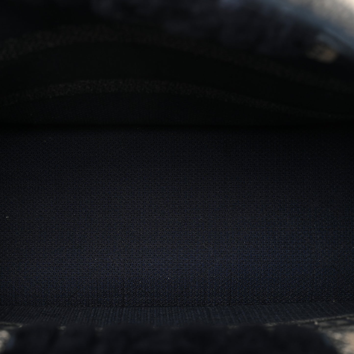 Shearling Cannage Medium Book Tote Deep Blue Natural