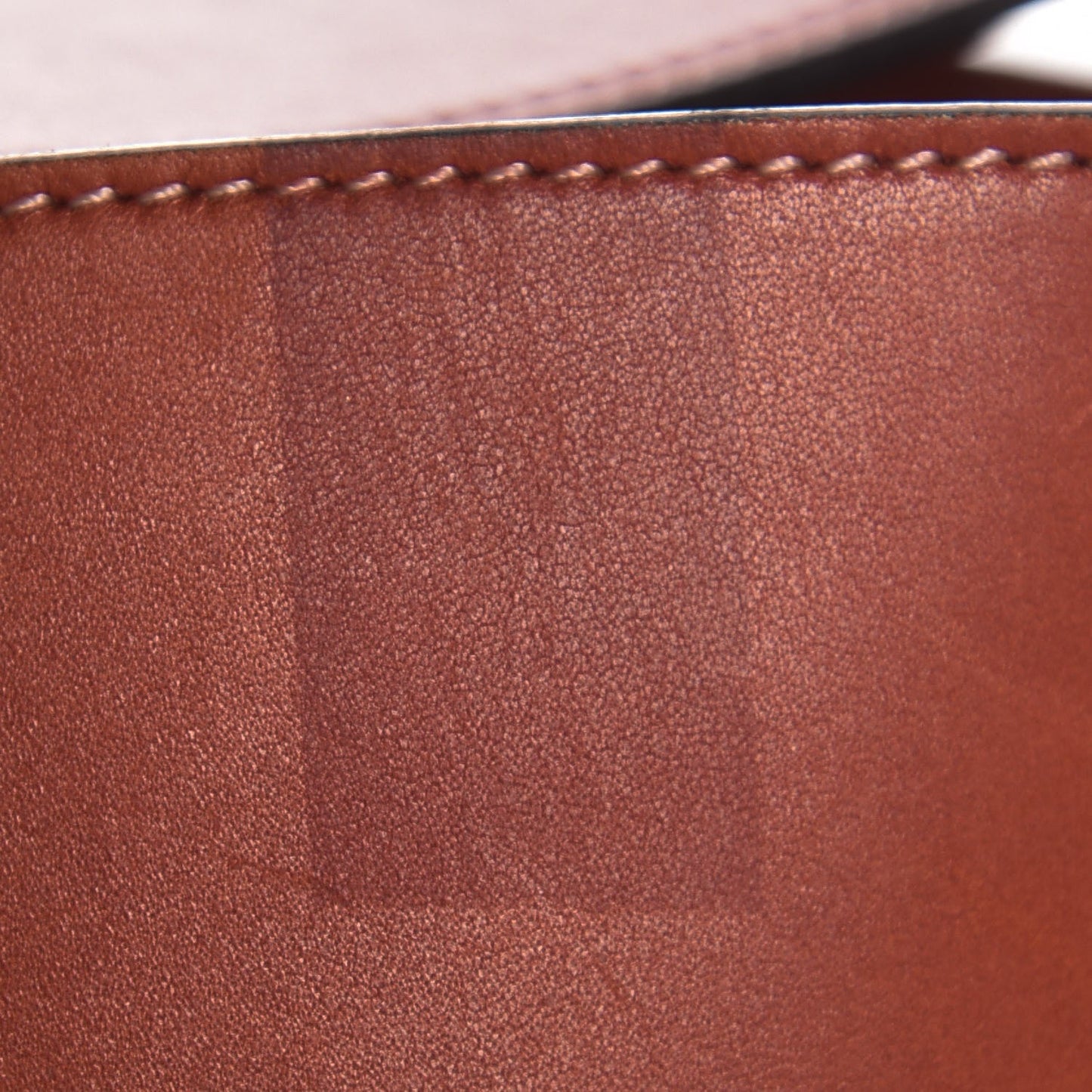 Natural Calfskin Large Holdall Shoulder Bag Brick