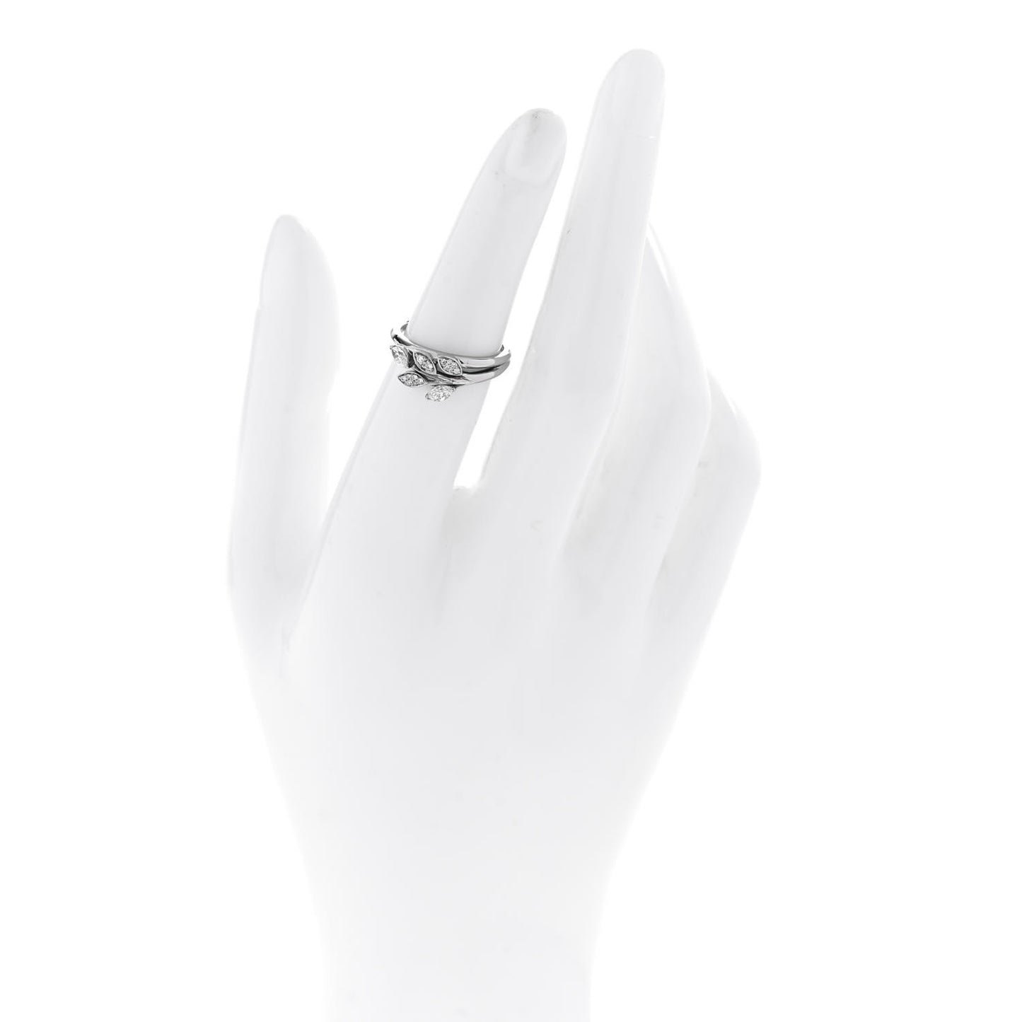 Platinum Diamond Victoria Vine Ring 49 4.75