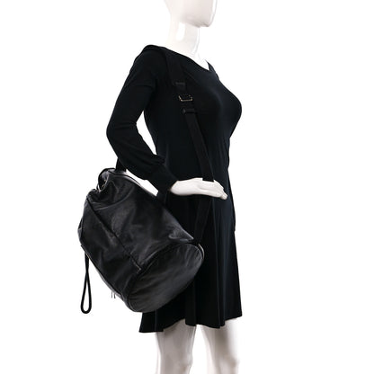 Saint Laurent Smooth Calfskin City Sailor Drawstring Backpack Black 2 of 10