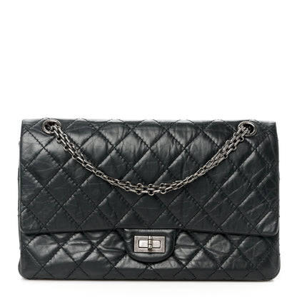 Chanel Aged Calfskin Quilted 2.55 Reissue 226 Flap Black 1 of 12