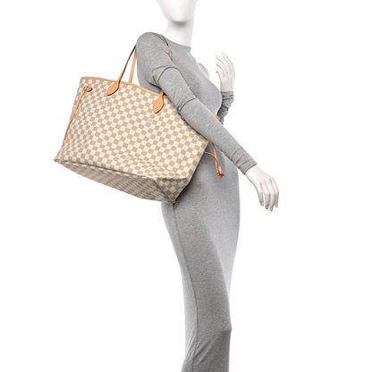 Louis Vuitton Damier Azur Neo Neverfull GM Rose Ballerine 2 of 10