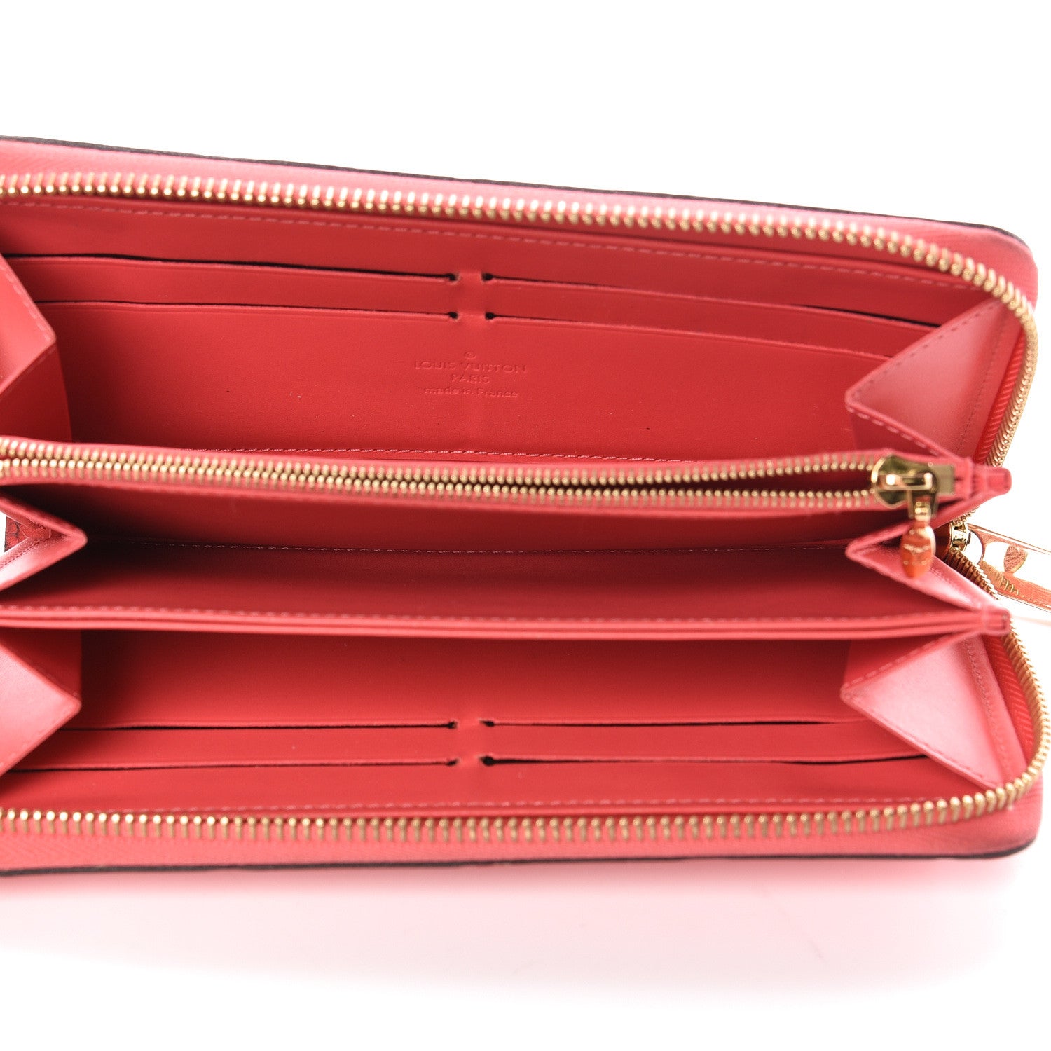Louis Vuitton Vernis Zippy Wallet Rose Litchi 5 of 11