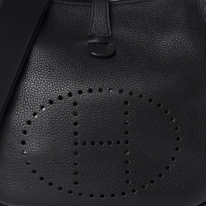 Hermes Taurillon Clemence Evelyne III GM Black 9 of 9