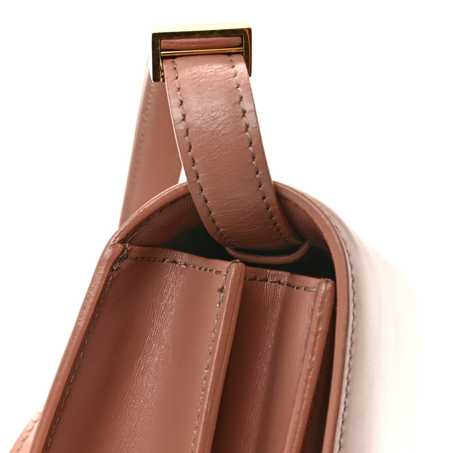 Box Calfskin Teen Classic Box Flap Bag Antique Rose