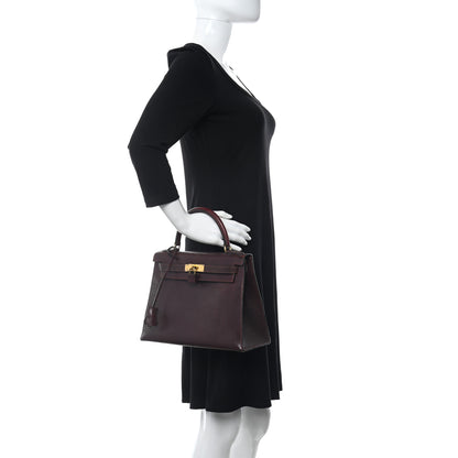 Hermes Lizard Kelly Sellier 28 Rouge H 2 of 15