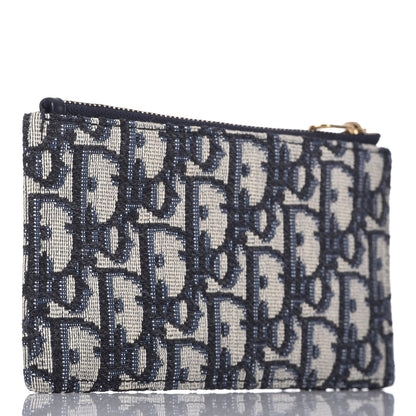Christian Dior Oblique Dior Pouch Navy Blue 3 of 7