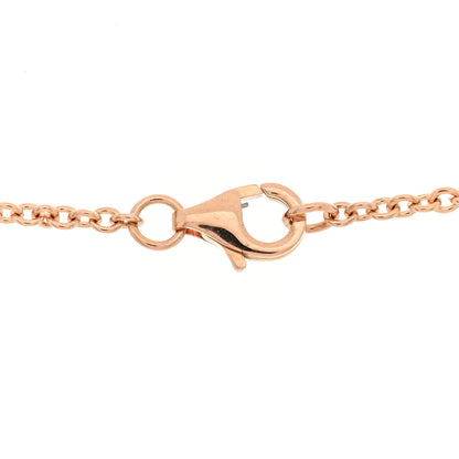 Cartier 18K Pink Gold Interlocking LOVE Necklace 5 of 5