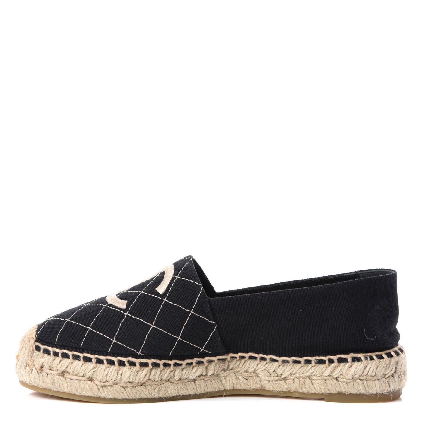 Fabric Biarritz CC Espadrilles 37 Black