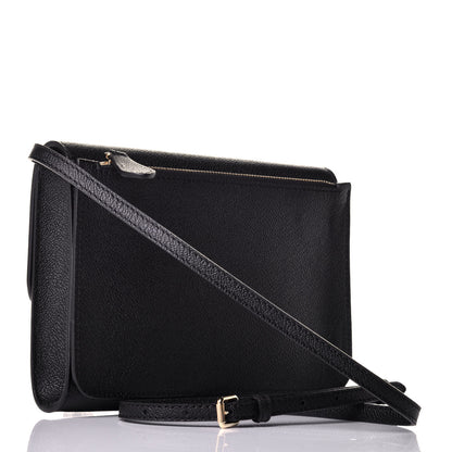 Burberry Grainy Calfskin Small Loxley Crossbody Black 3 of 8