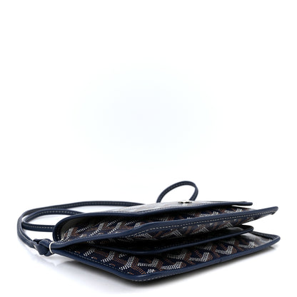 Goyard Goyardine Plumet Wallet Clutch Navy 3 of 10