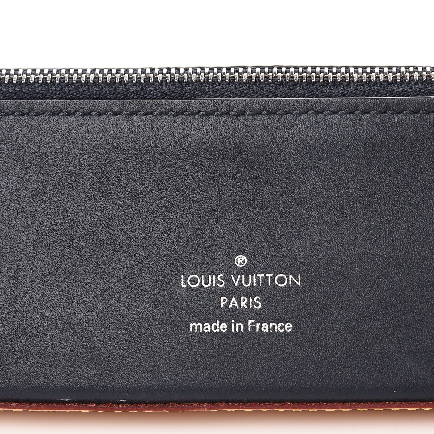 Monogram Elizabeth Pencil Pouch Black
