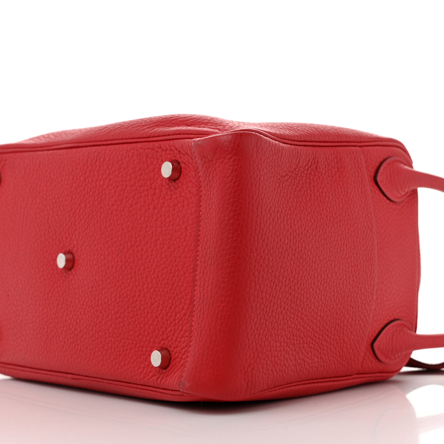Hermes Taurillon Clemence Lindy 30 Rouge Casaque 10 of 14